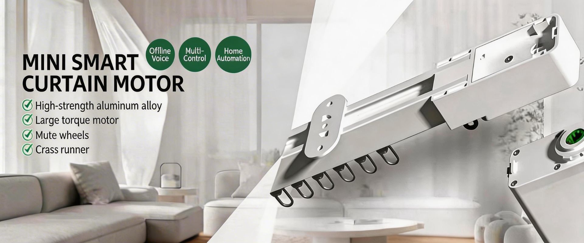 quality Curtain Motor factory