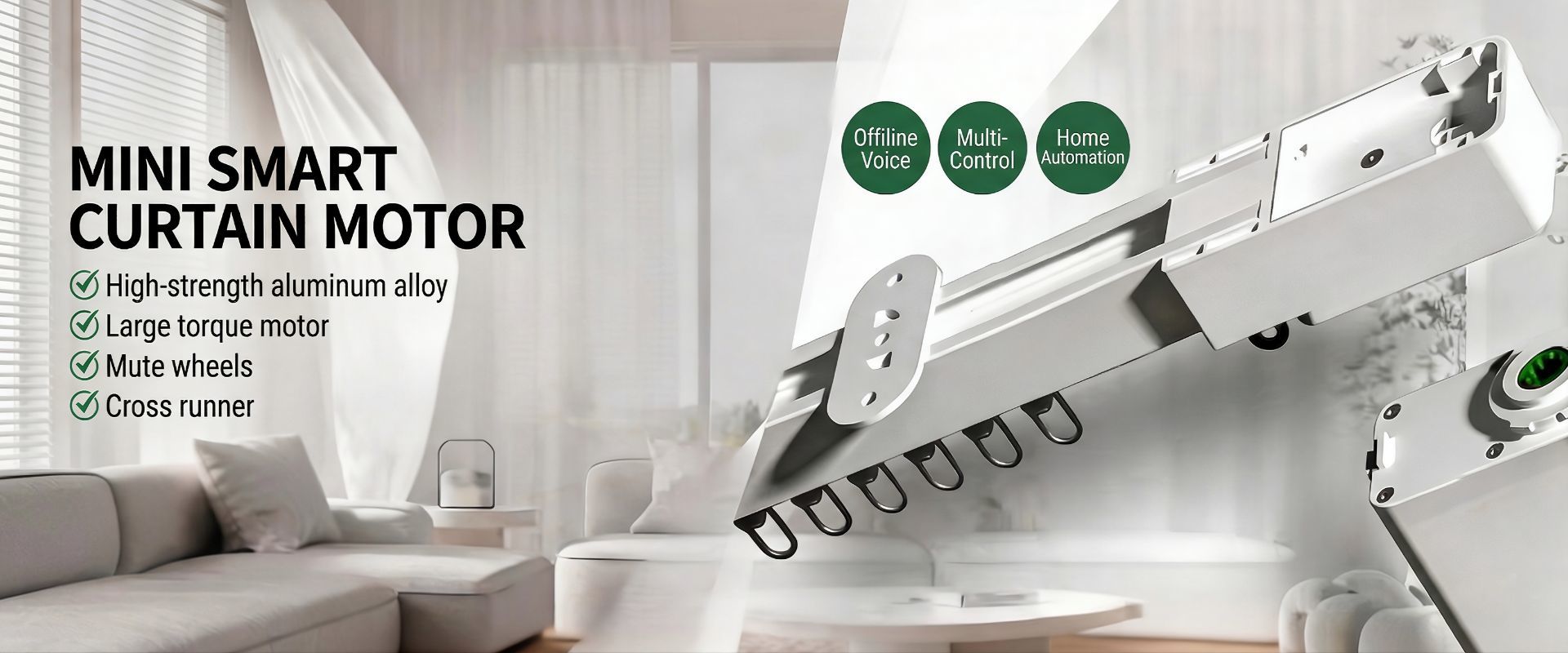 quality Curtain Motor factory