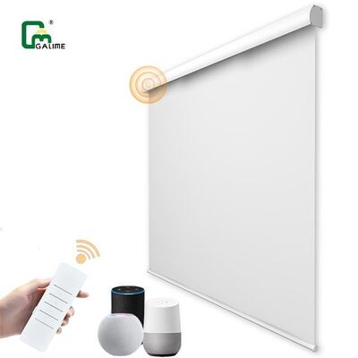 Хорошая цена 100–240 В моторизованные интеллектуальные рулонные шторы Zigbee, сетчатые сетевые затемняющие шторы онлайн