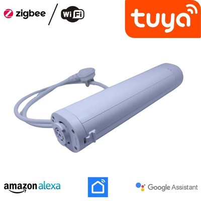 Harga yang bagus Simulasi Sunrise Zigbee Smart Curtain Motor Isolasi Termal Tubular on line