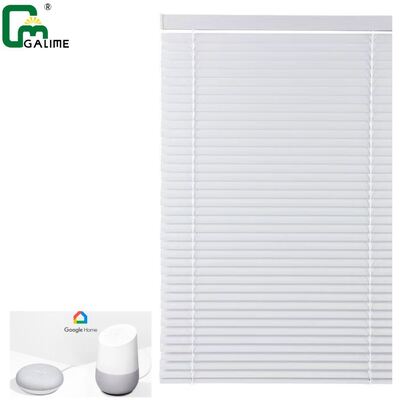 Buen precio Persianas Venecianas Inteligentes de Grado Comercial, Aluminio Negro, Metálicas Motorizadas sin Cordón en línea