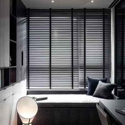 jakość 42dB 1A Smart Venetian Blinds Shades Network Signal Repeater Czarny aluminium fabryka