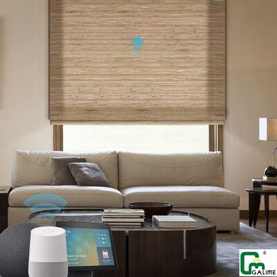Good price Zigbee Smart Roman Blinds Signal Repeater Whole Home Integration Electric Roman Shades online