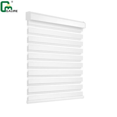 Buen precio 2.4GHz de día y noche persianas modernas de doble capa de control de luz Smart Zebra persianas en línea