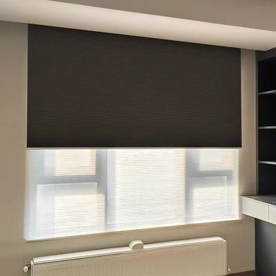 Good price Battery Zigbee Day And Night Blinds Honeycomb Sunroom Roller Shades Blackout online