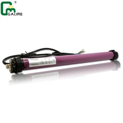 qualidade Motor Elétrico Tubular Inteligente 0,8N.M Para Jardins de Favo de Amêndoas Romanos Venezianos fábrica