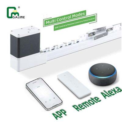 Goede prijs X20-serie Mini Smart Drapery System Hoog koppel 2.0Nm Snelle loopmaterie KNX Track online