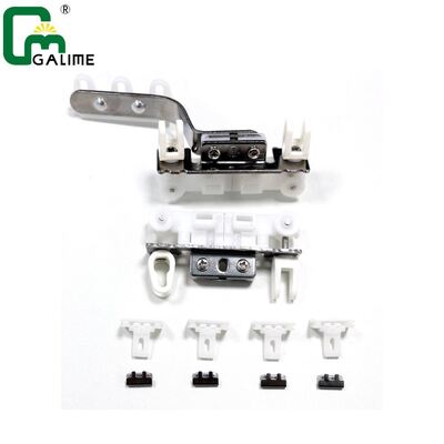 Good price Iron Plastic Overlap Arm Ripple Fold Master Track  Curtain Track Accessories Runners online